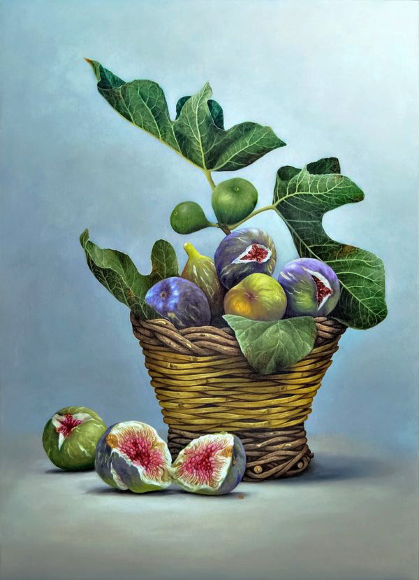 Basket with Figs - Cesto di fichi